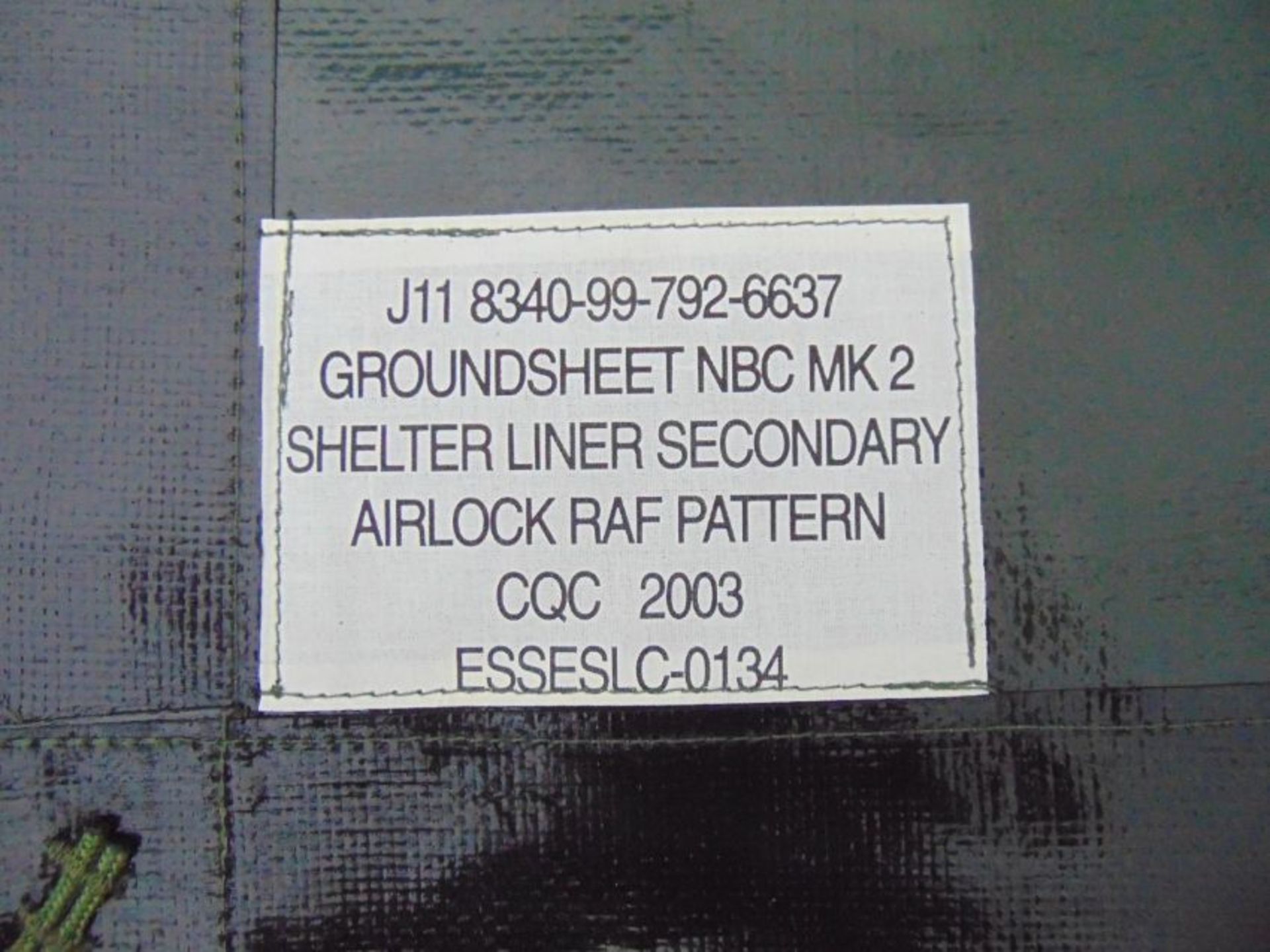 20 x Heavy Duty Ground Sheets Unissued 107 x 96cms - Image 3 of 3
