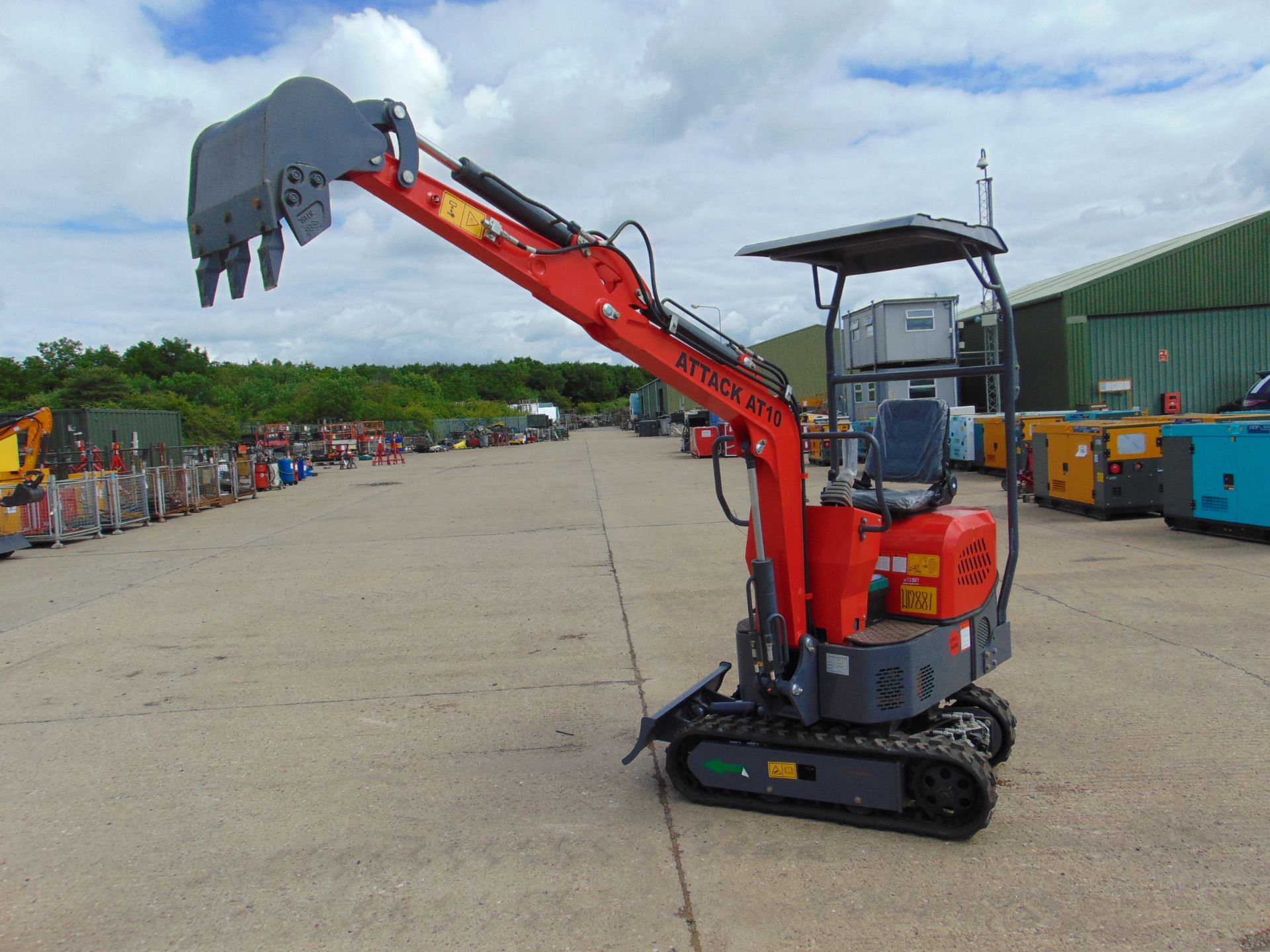 2022 AT10 Mini Excavator - Image 3 of 18