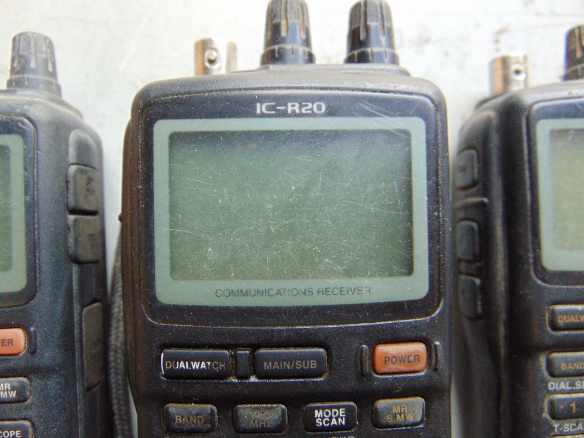 3 x ICOM R20 Coms Receivers Hand Held as shown - Image 2 of 5