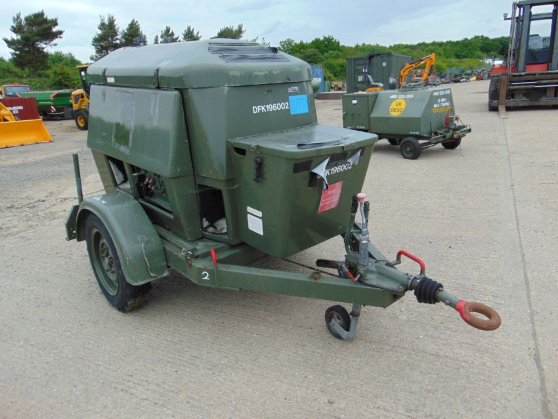 Ex Uk Royal Air Force Trailer Mounted 25 KVA Generator - Image 3 of 14