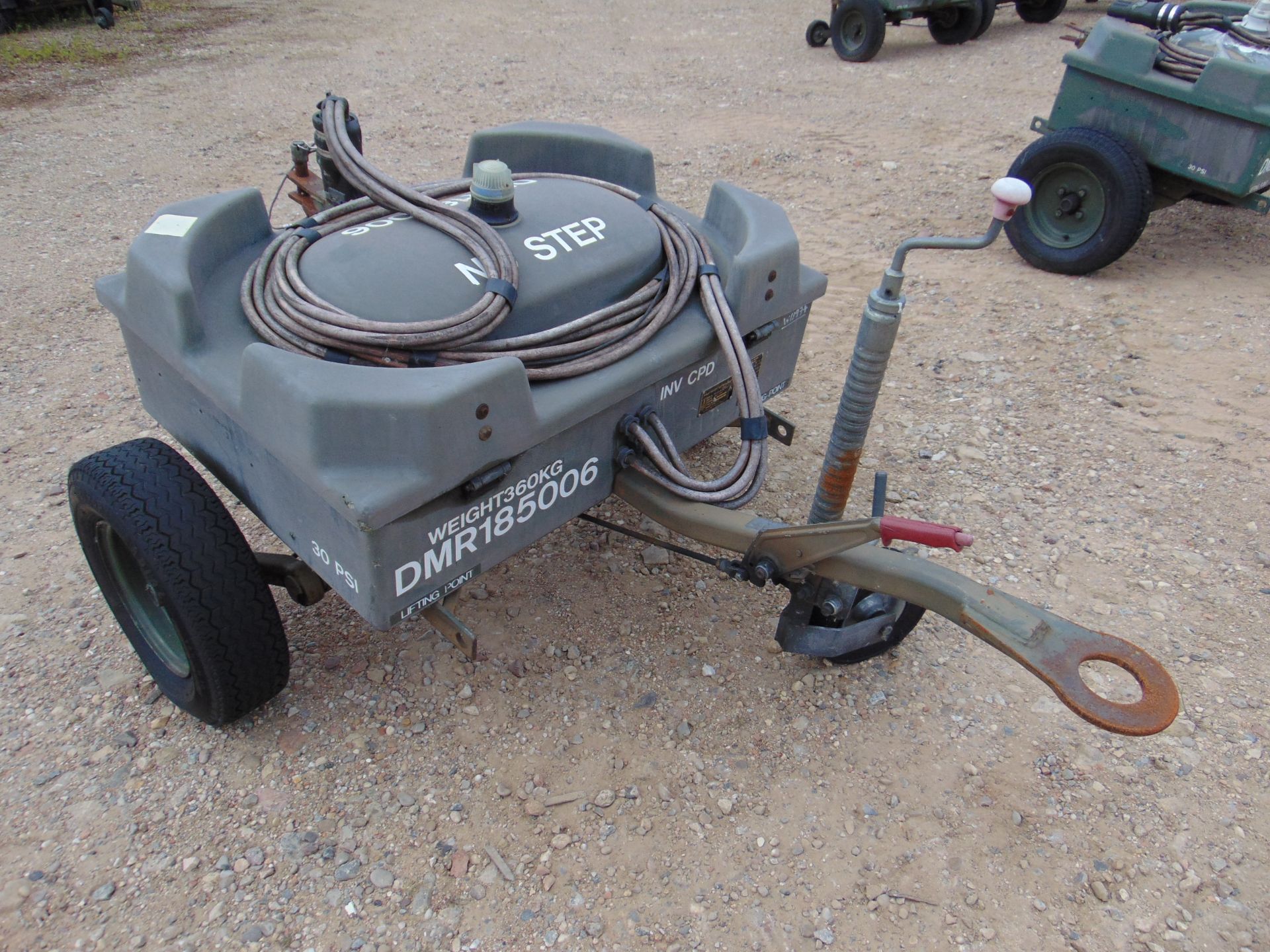 Aircraft Battery Electrical Starter Trolley c/w Batteries and Cables, From RAF - Image 7 of 7