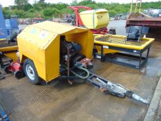 Lister Diesel Trailer Mounted Pressure Washer / Jetter Unit as shown