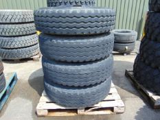 4x Continental Construction 12.00 R20 Tyres on 10 Stud Rims