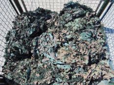 1 x Stillage of Very Good Camo Nets Woodland Camo as shown