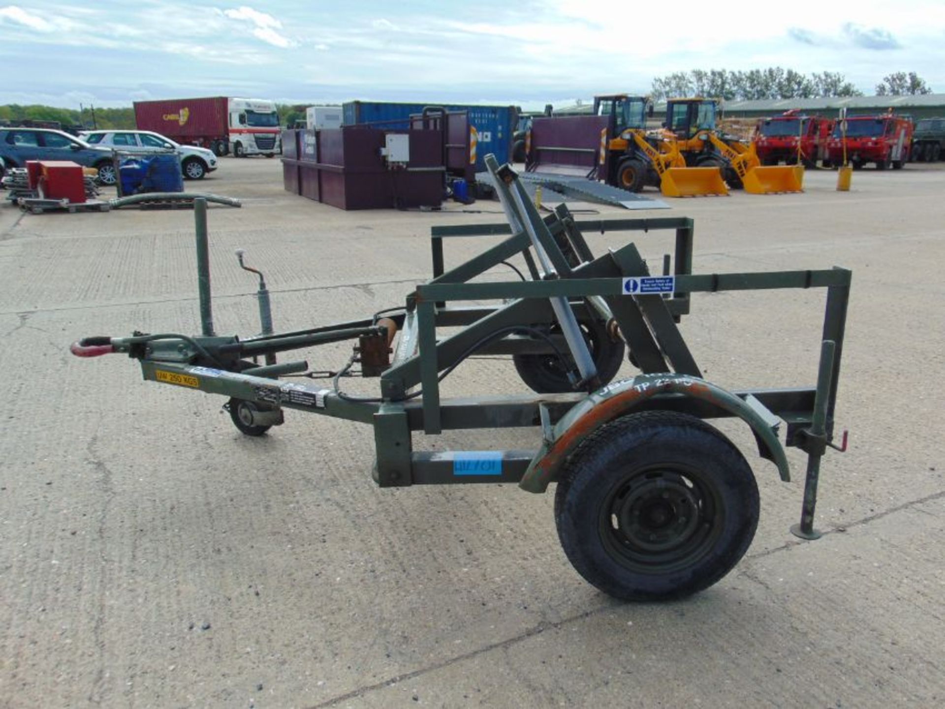 Heavy Duty SEB International Cable Drum Trailer - Image 4 of 11
