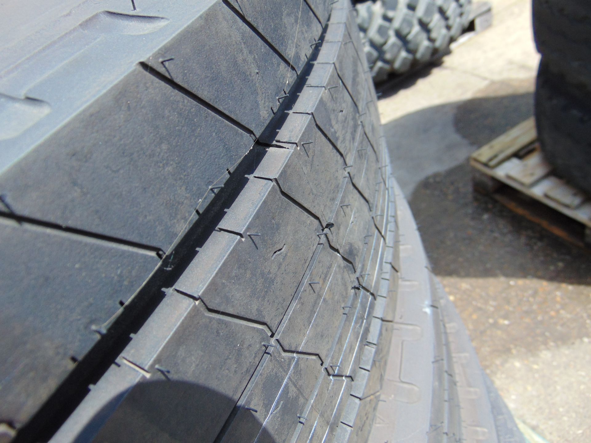 4x Goodyear Marathon LHT 11R 22.5 Tyres - Image 4 of 7