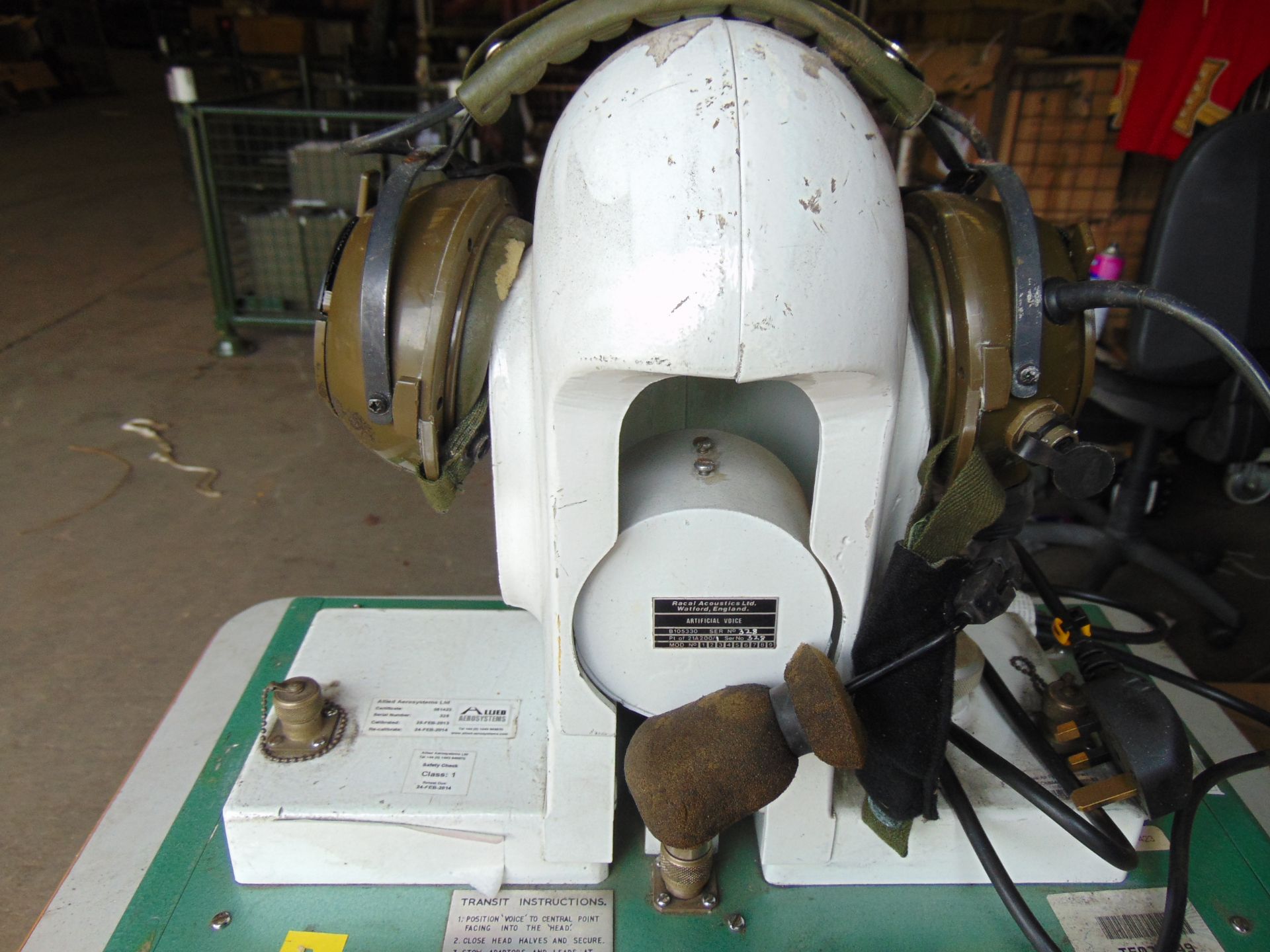 1 x Racal Comprehensive Headset Testing Aparatus c/w Head set, Mic etc - Image 4 of 4