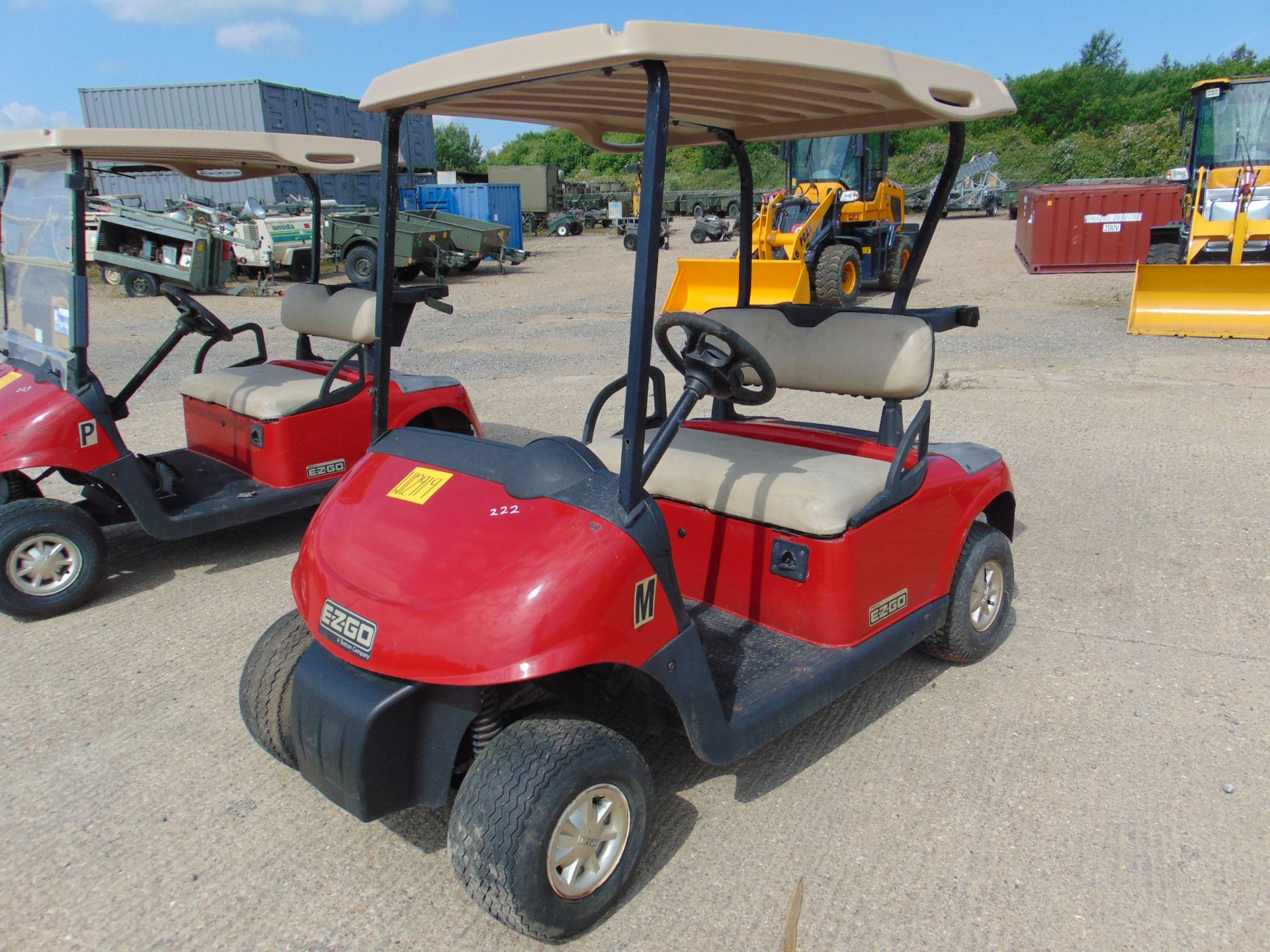 E-Z-GO 2 Seat Electric Golf Buggy as shown will need replacement batteries - Image 3 of 9