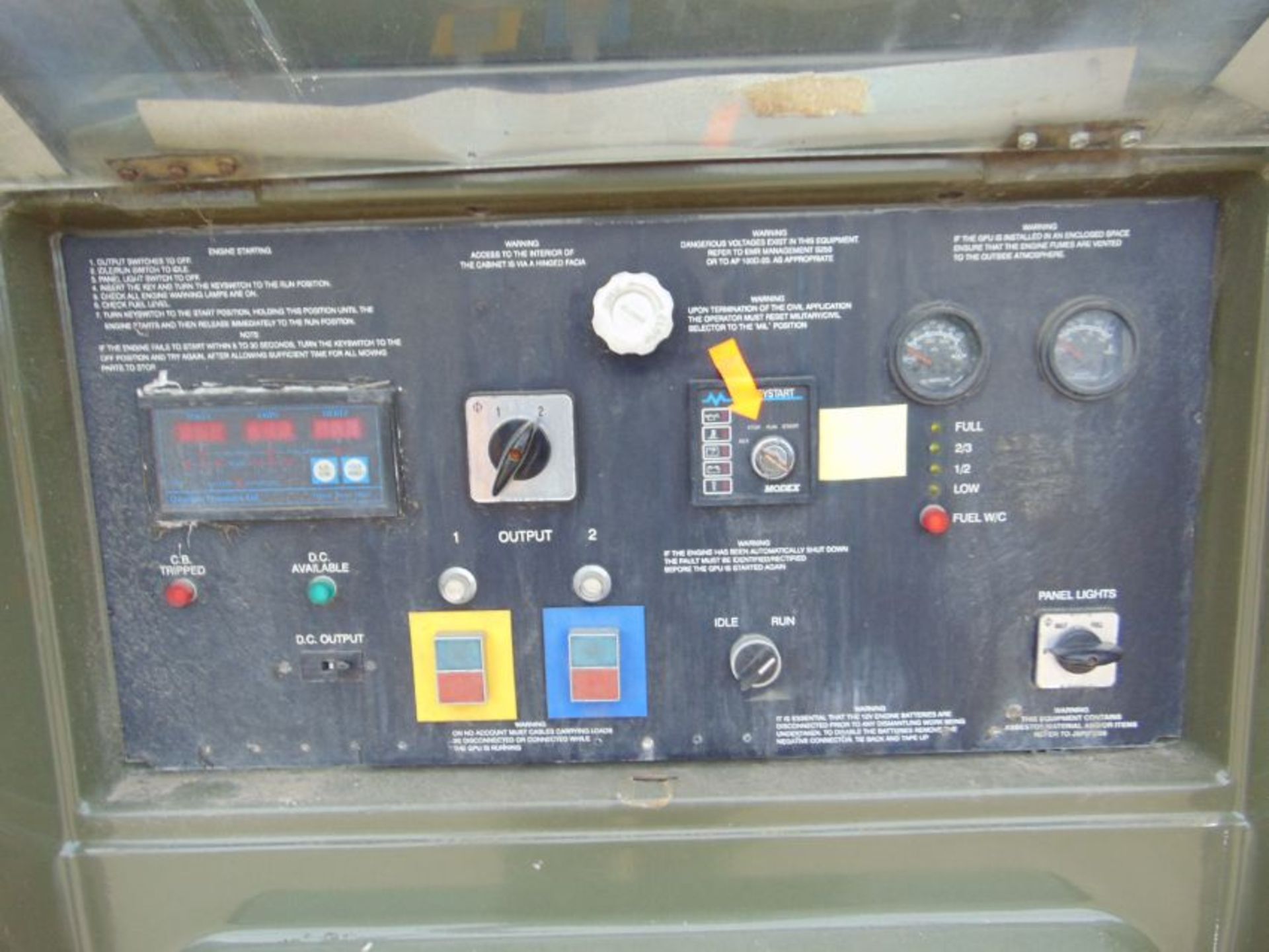 Ex Uk Royal Air Force Trailer Mounted 25 KVA Generator - Image 9 of 14