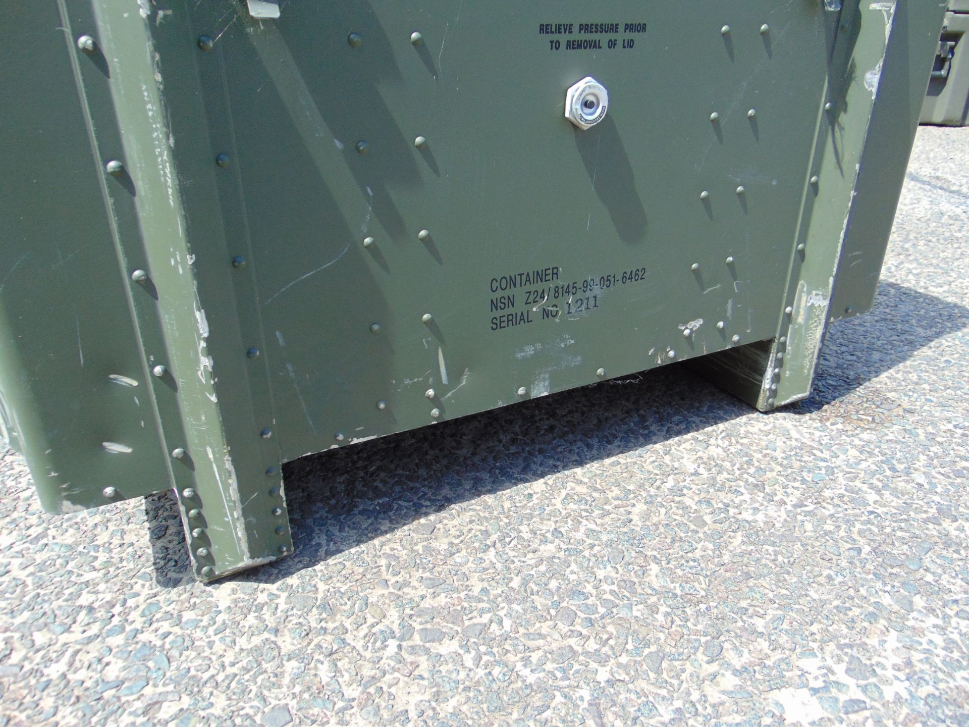 Waterproof Aluminium Heavy Duty Secure Storage Box 0.90mx0.65mx 0.85m - Image 9 of 9