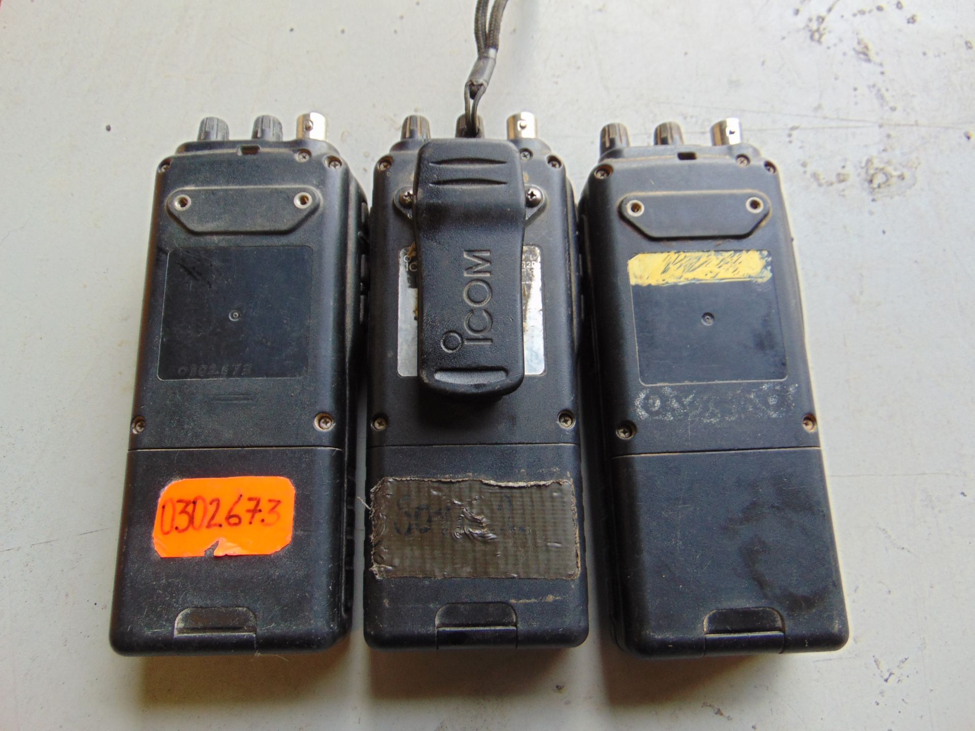 3 x ICOM R20 Coms Receivers Hand Held as shown - Image 5 of 5