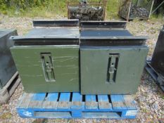 2 x MAN HX60 / HGV Lockable Side Locker Van, Truck, Trailer, Secure Tool boxes