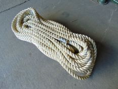 Large Heavy Duty Mooring Rope Unissued as shown