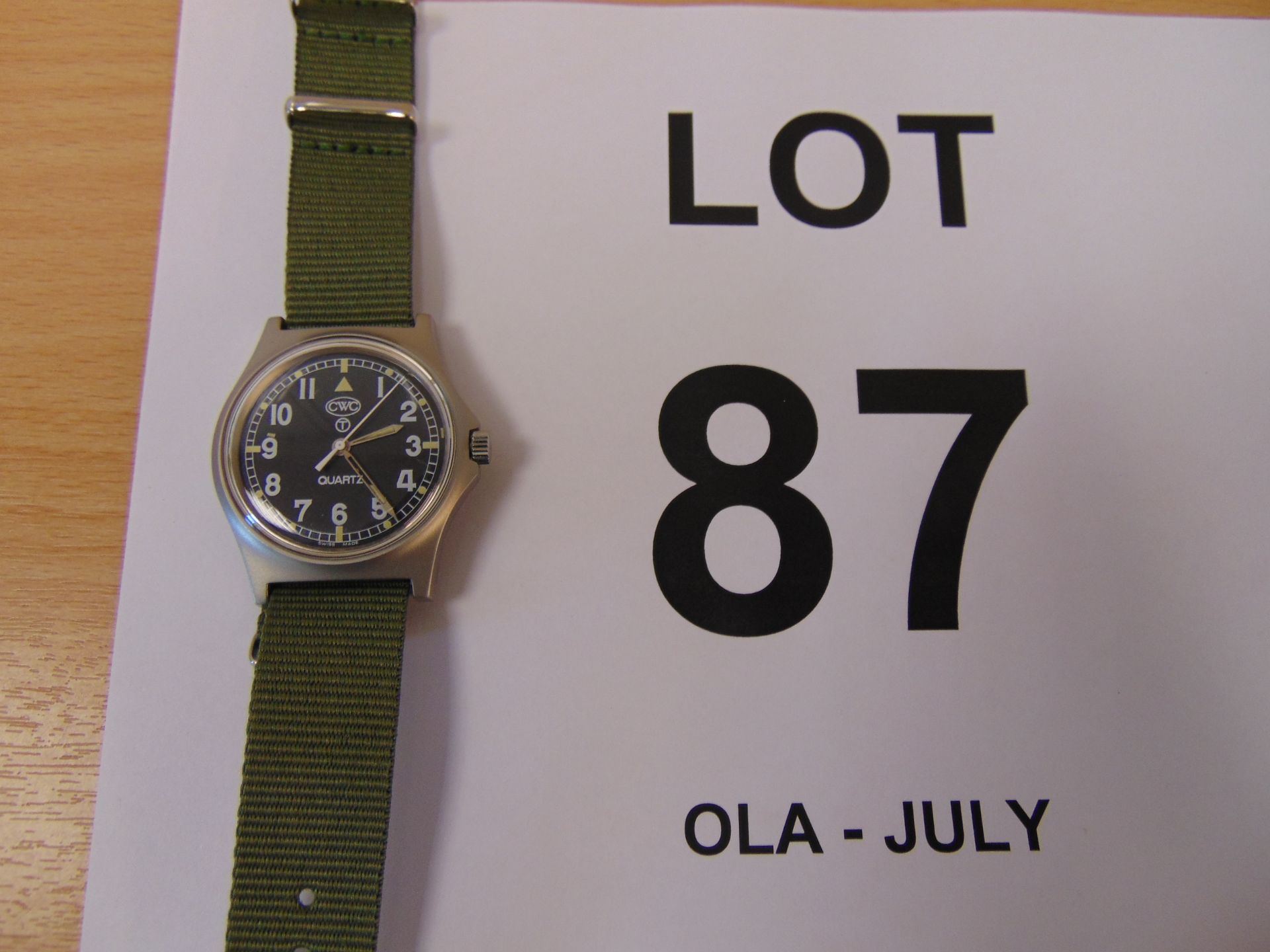 New Unissued CWC W10 British Army Service Watch Nato No's Date 2005, Waterproof 5 ATM. - Image 4 of 4