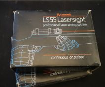 Immatronic LS55 infrared laser weapon aiming devices with weapon switch & handbook – ex-RUC