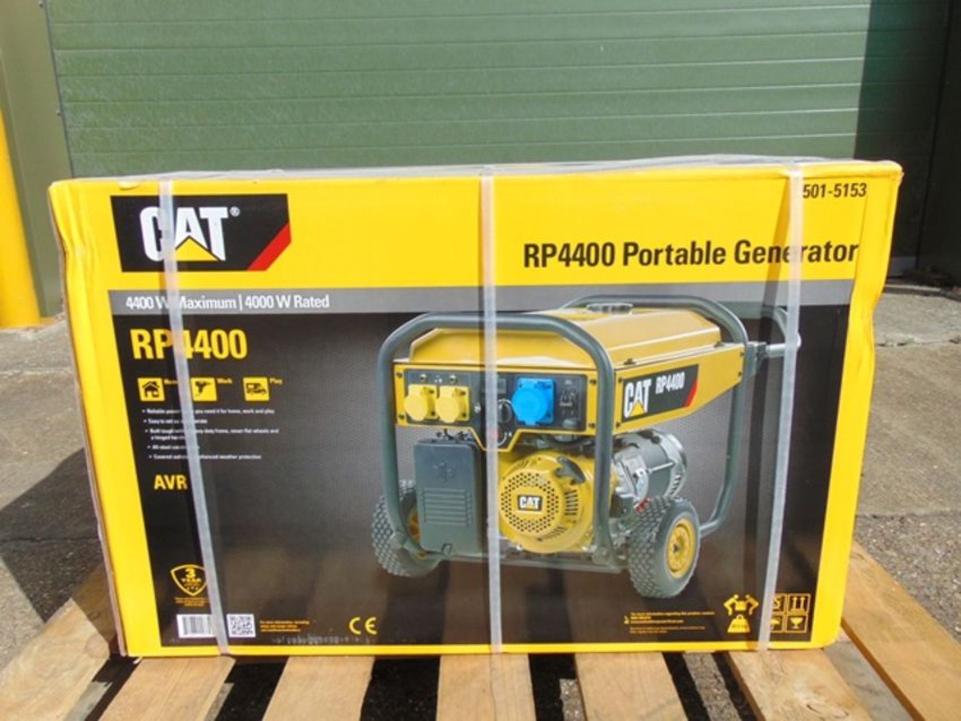 UNISSUED Caterpillar RP4400 Industrial Petrol Generator Set