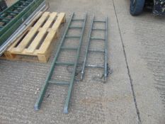 2 x Aluminium Vehicle Access Ladders 1x 5ft x 6ft 6inch