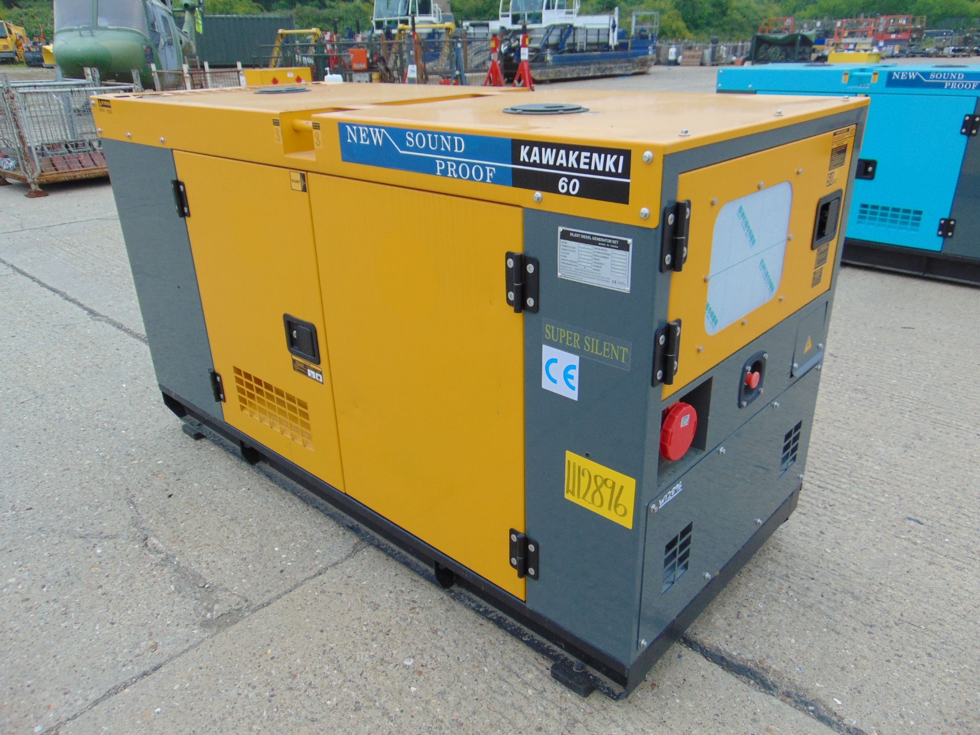 2022 UNISSUED 60 KVA 3 Phase Silent Diesel Generator Set - Image 7 of 17