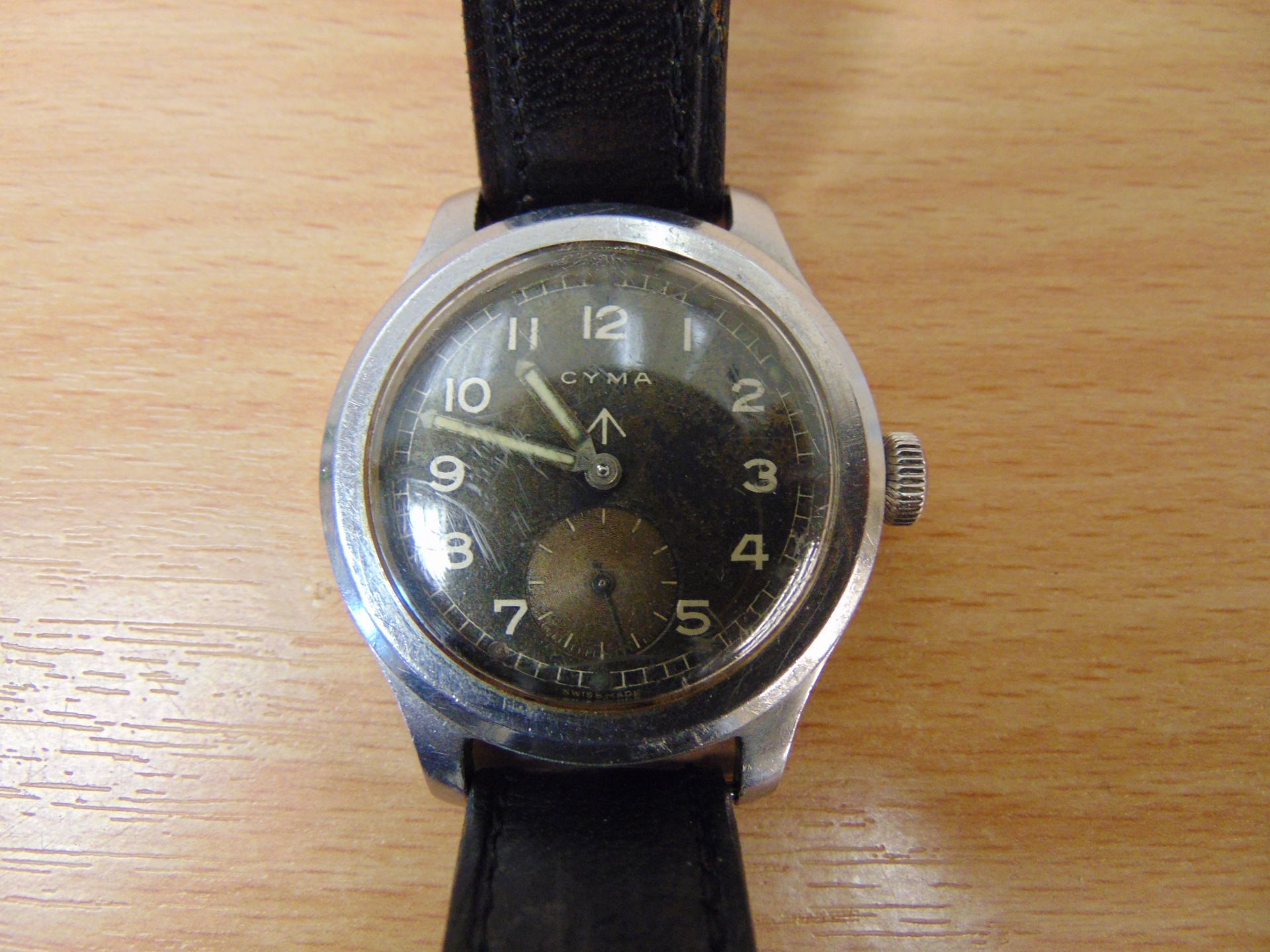 Very Rare original condition WWW CYMA P26905 WW2 British Military service watch in - Image 4 of 6