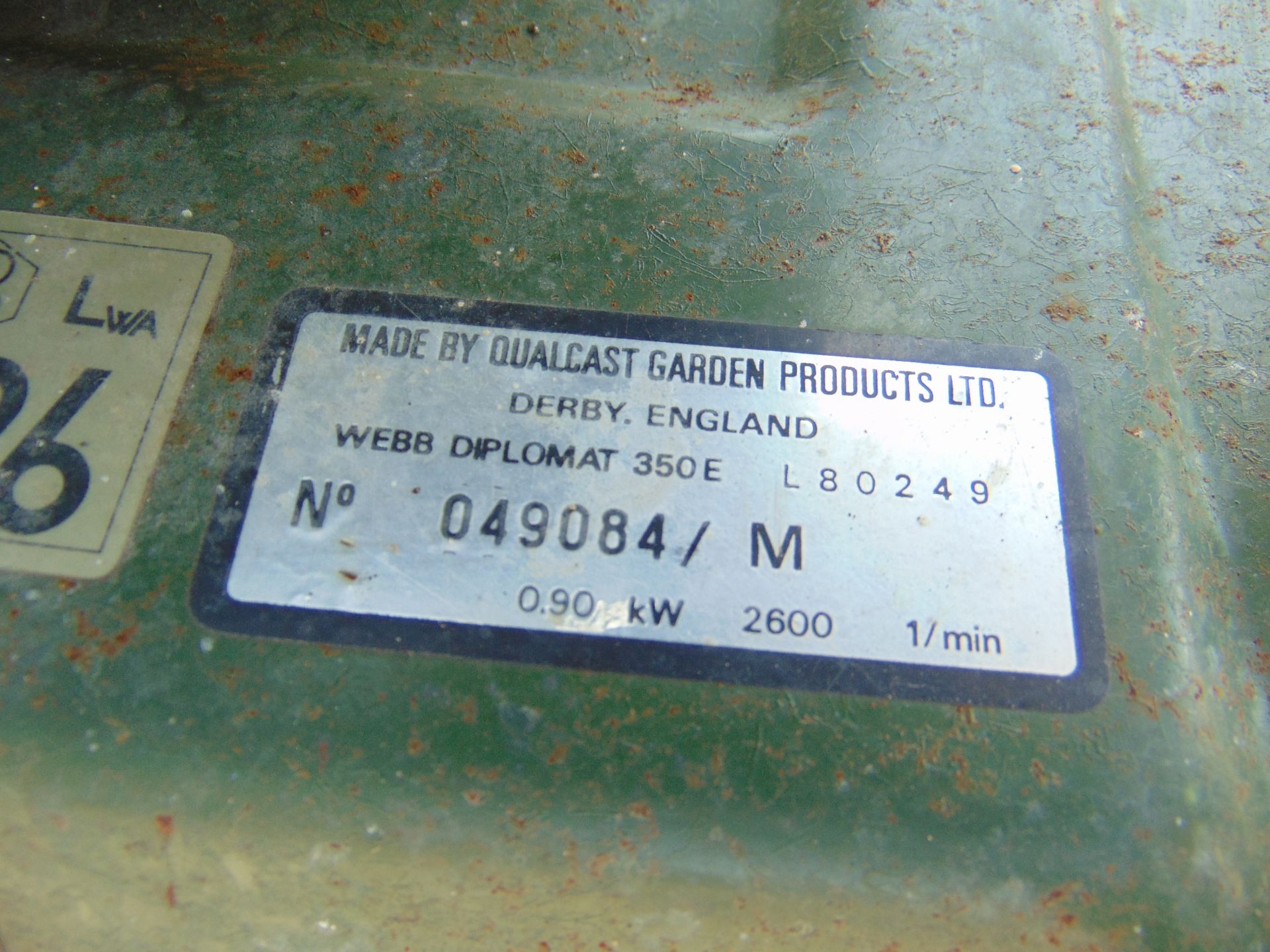 Qualcast Diplomat 350 Self Propelled Petrol Cylinder Mower - Image 7 of 7