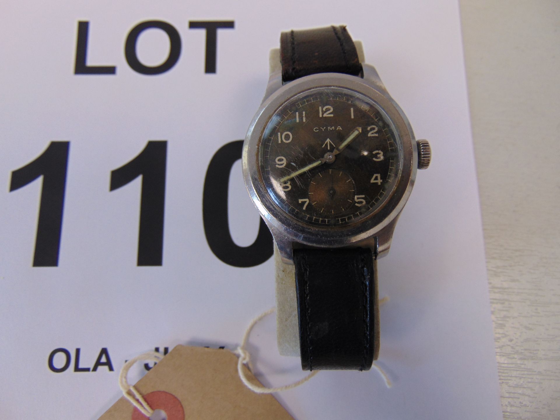 Very Rare original condition WWW CYMA P26905 WW2 British Military service watch in