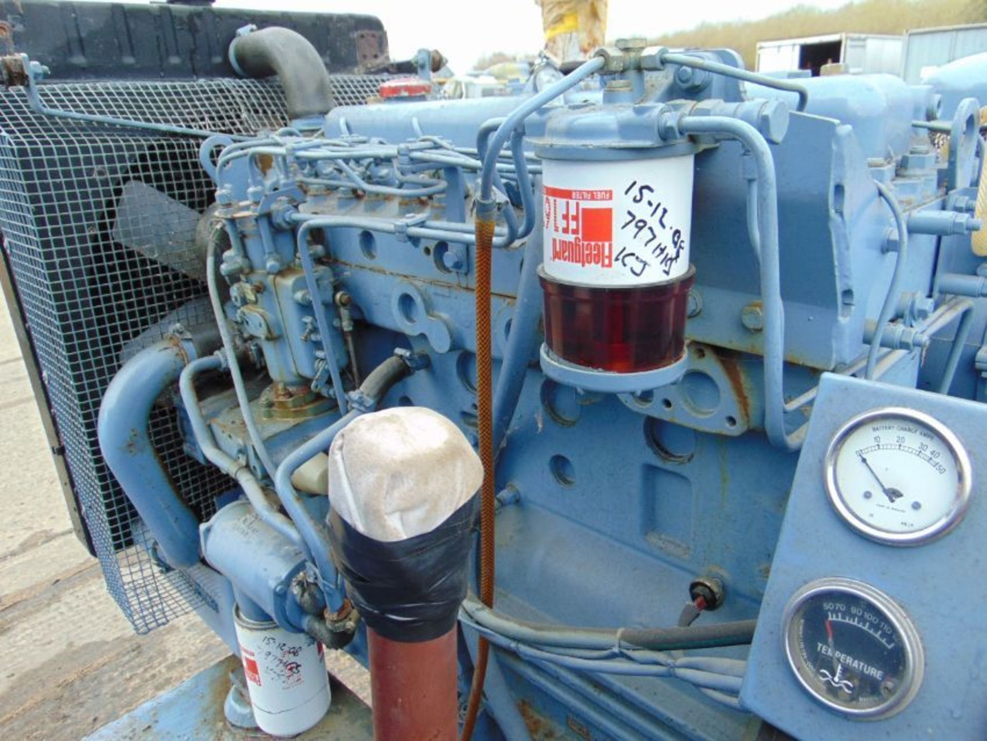 Auto Diesel 85 KVA 68 Kw 3 Phase 415/240V Standby Automatic Mains Faliure Generator ONLY 807 HOURS! - Image 10 of 20