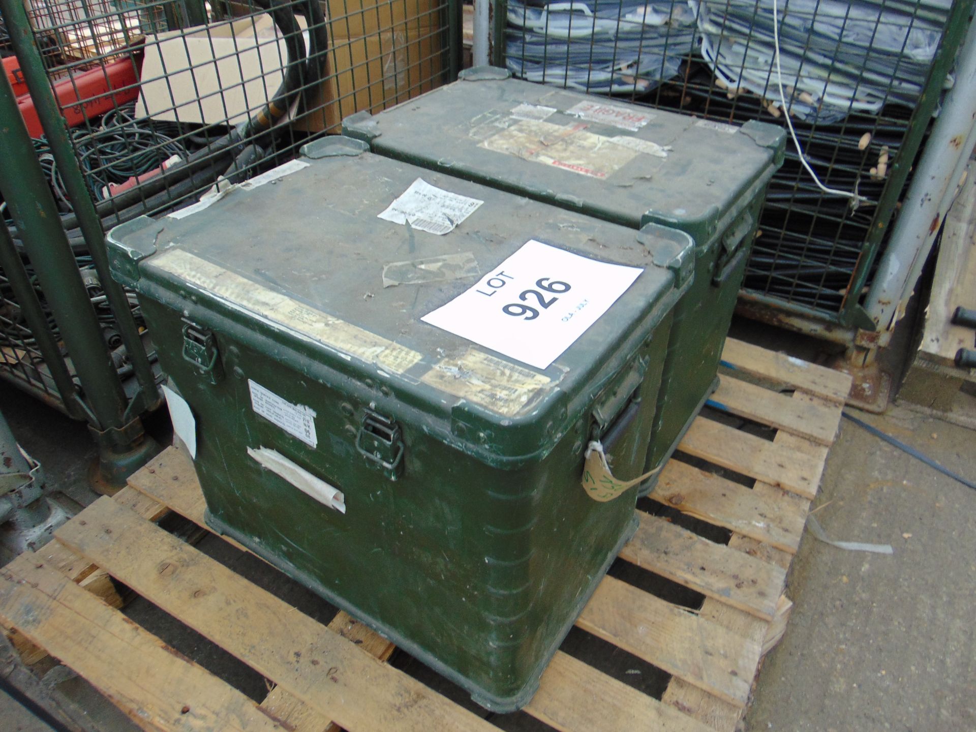 2x Zarges Aluminium Transit Cases 50x60x40cms Excellent Condition - Image 2 of 5