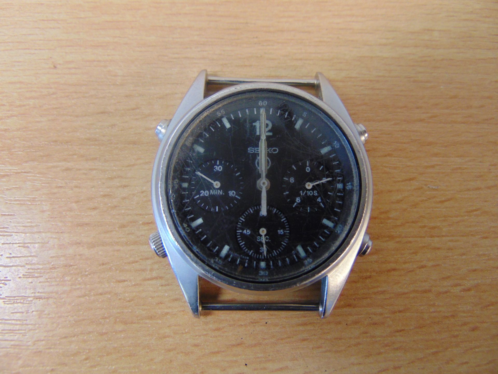 Rare Seiko Gen 1 RAF Harriers Force issue Pilots Chrono Nato Marks Date 1986 - Image 2 of 5