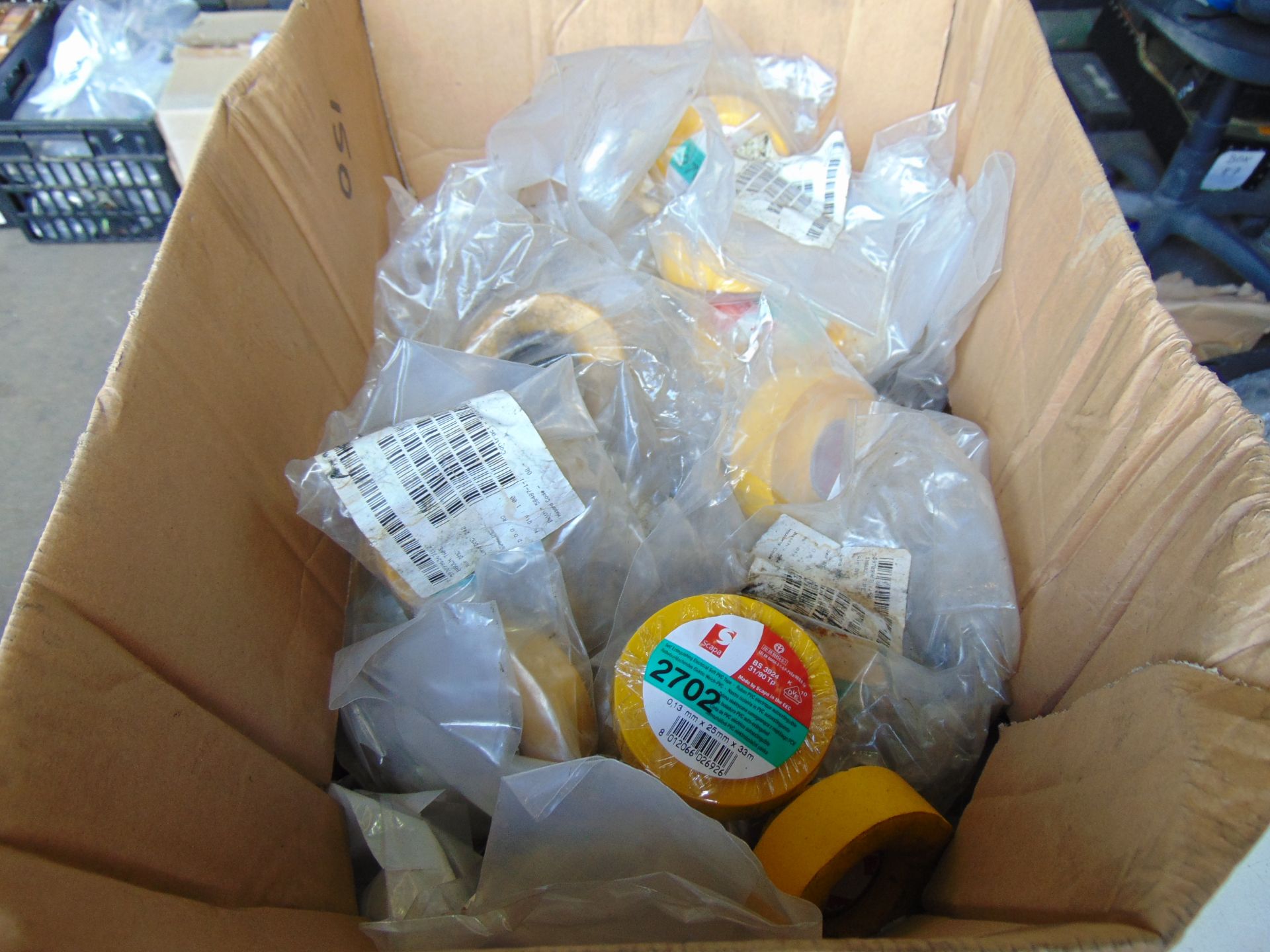 50 Rolls of Unissued Insulating Tape Black and Yellow - Image 2 of 3