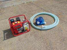 6HP 2" C/W 5m Suction Hose & Approx 17m Delivery Hose