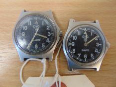 2 x CWC 0552 Royal marines / Navy Service Watches, Nato No's, Date 1989