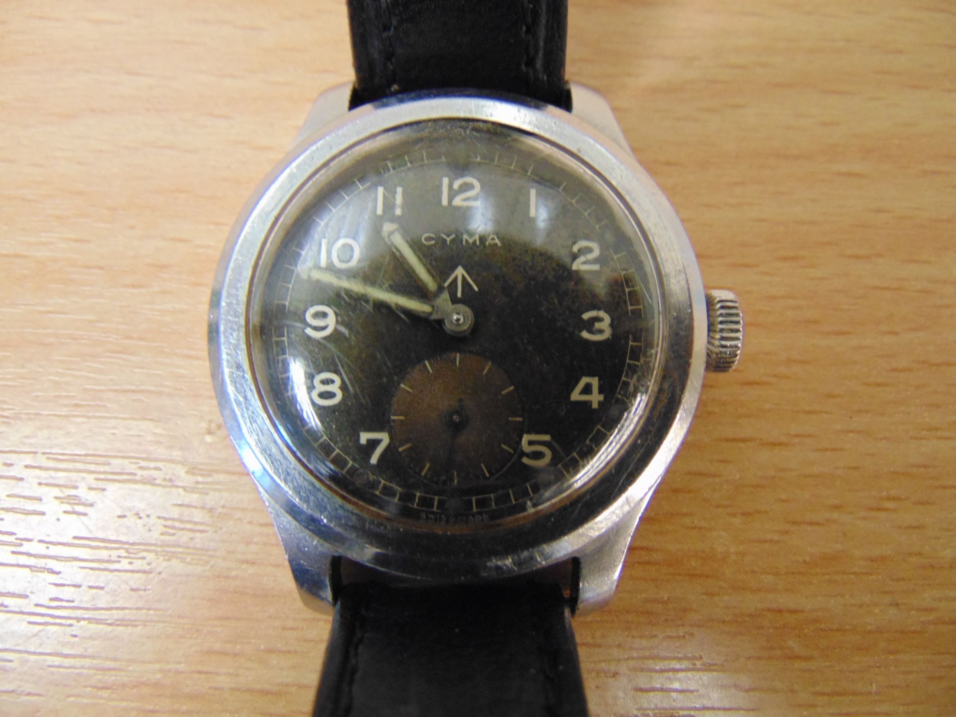 Very Rare original condition WWW CYMA P26905 WW2 British Military service watch in - Image 3 of 6