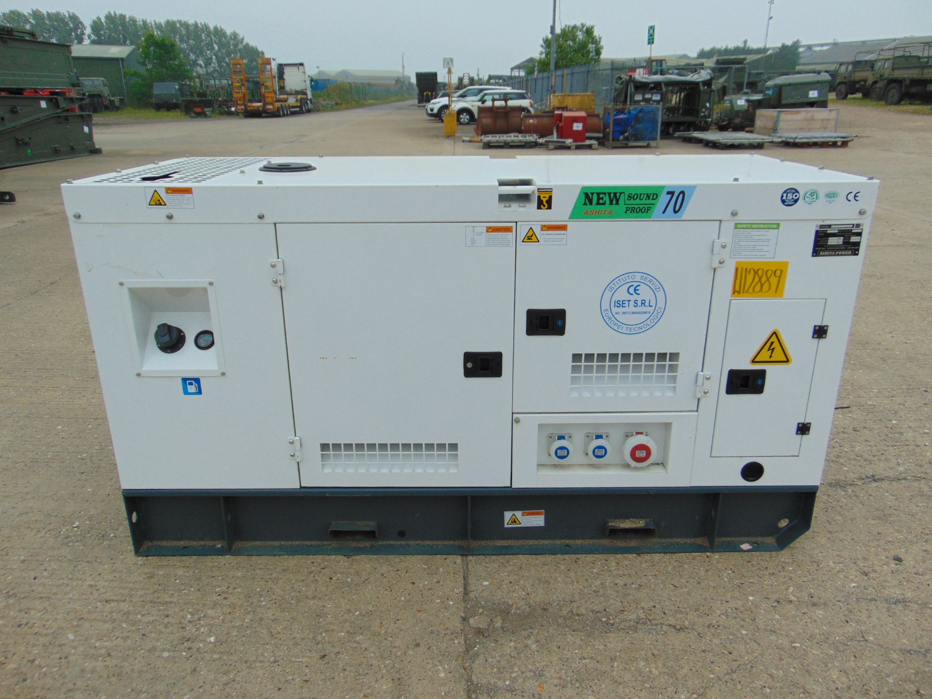 2022 UNISSUED 70 KVA 3 Phase Silent Diesel Generator Set