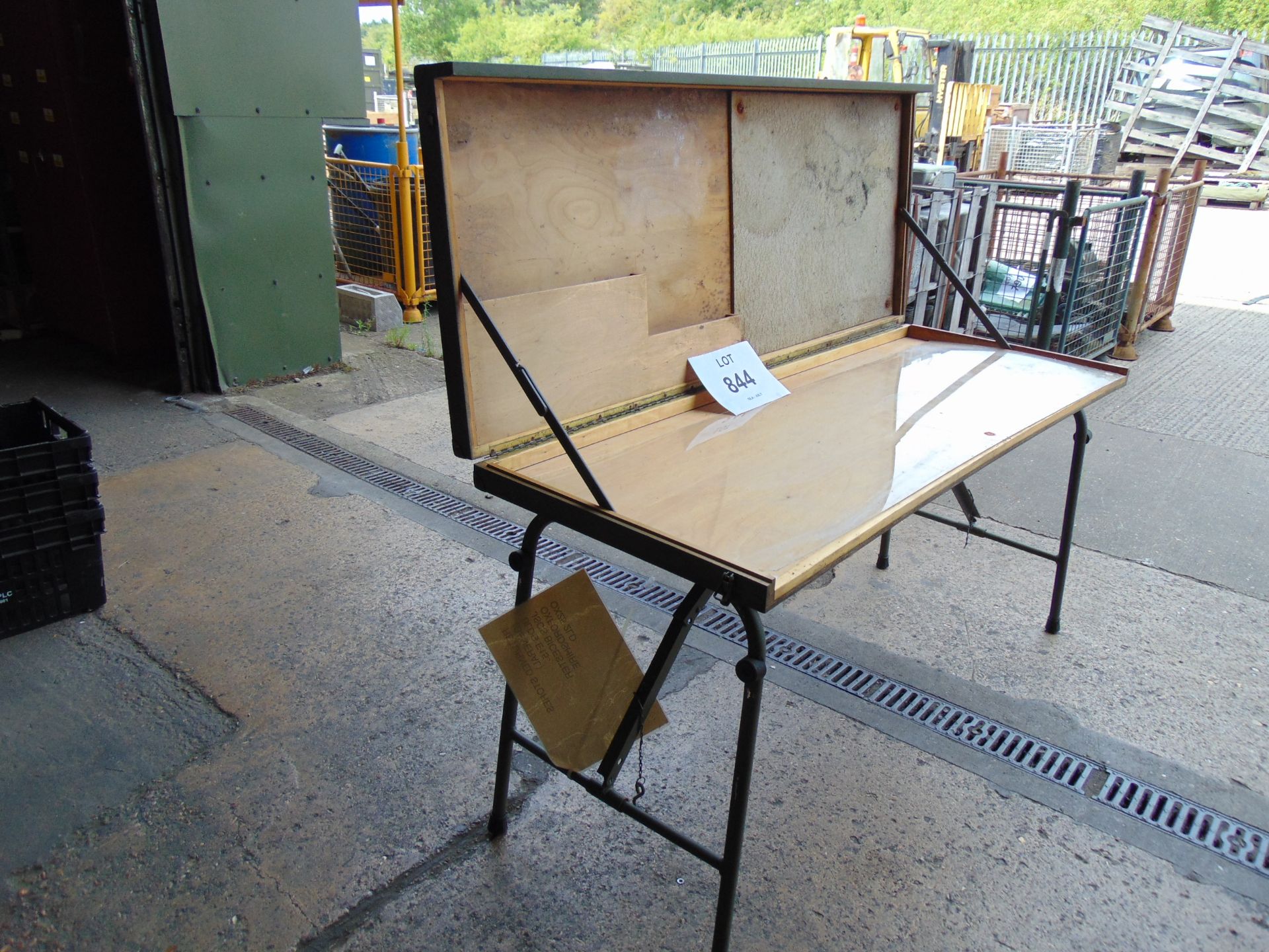 British Army Field Map Reading Table as shown - Image 2 of 4
