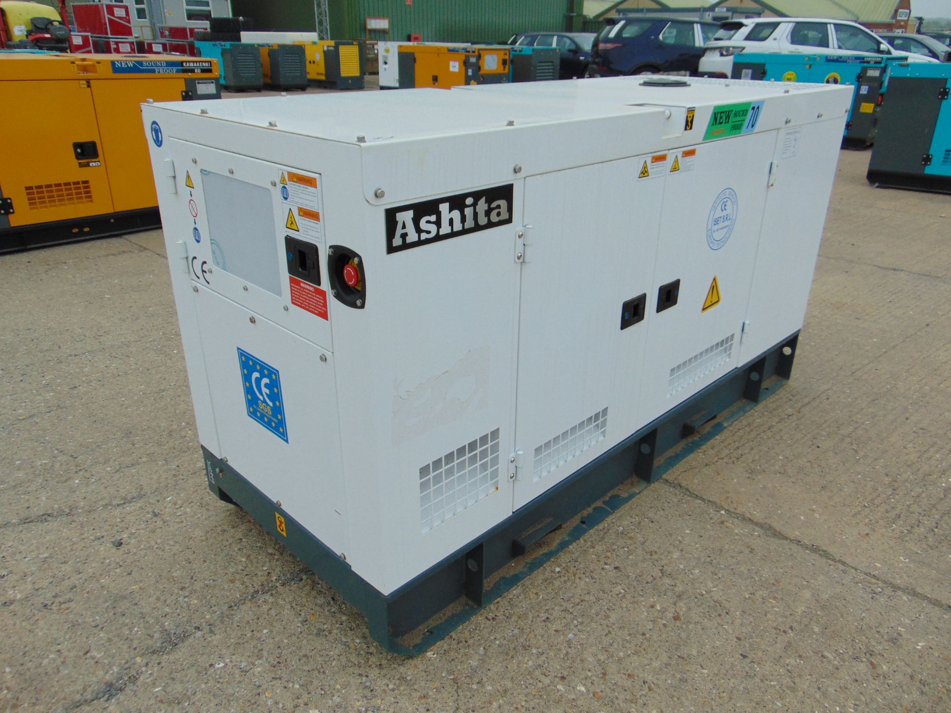 2022 UNISSUED 70 KVA 3 Phase Silent Diesel Generator Set - Image 5 of 18