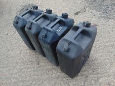 4x Standard Nato 5 gall Water Jerry Cans