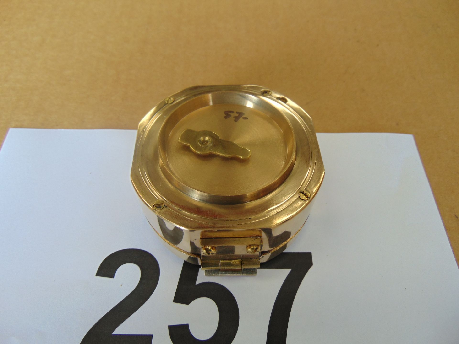 Very Nice Brass Stanley Prismatic Compass - Image 3 of 4