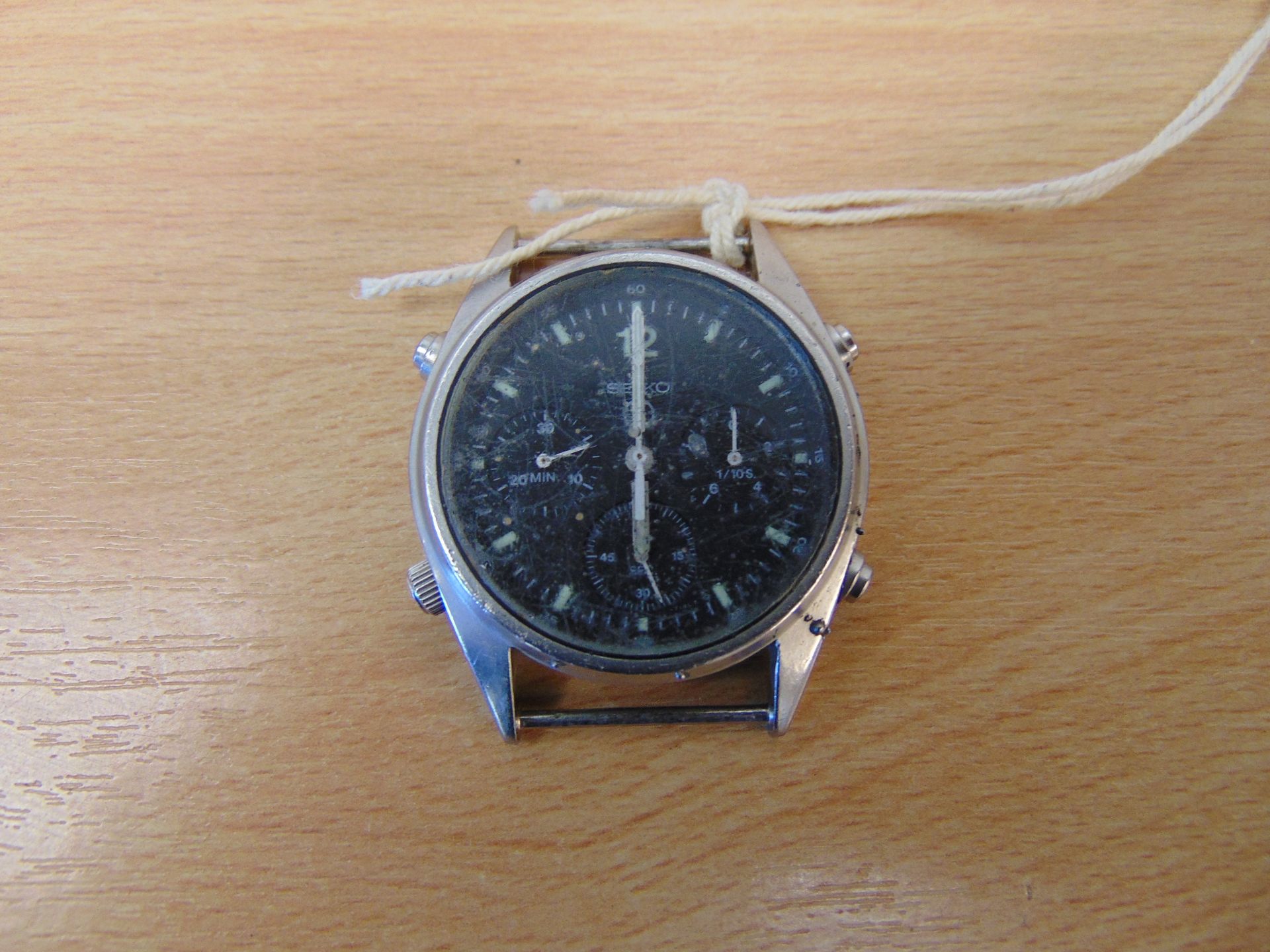 Seiko Gen 1 Pilots Chrono RAF Harrier Force Issue Nato Marks Date 1984 - Image 2 of 4