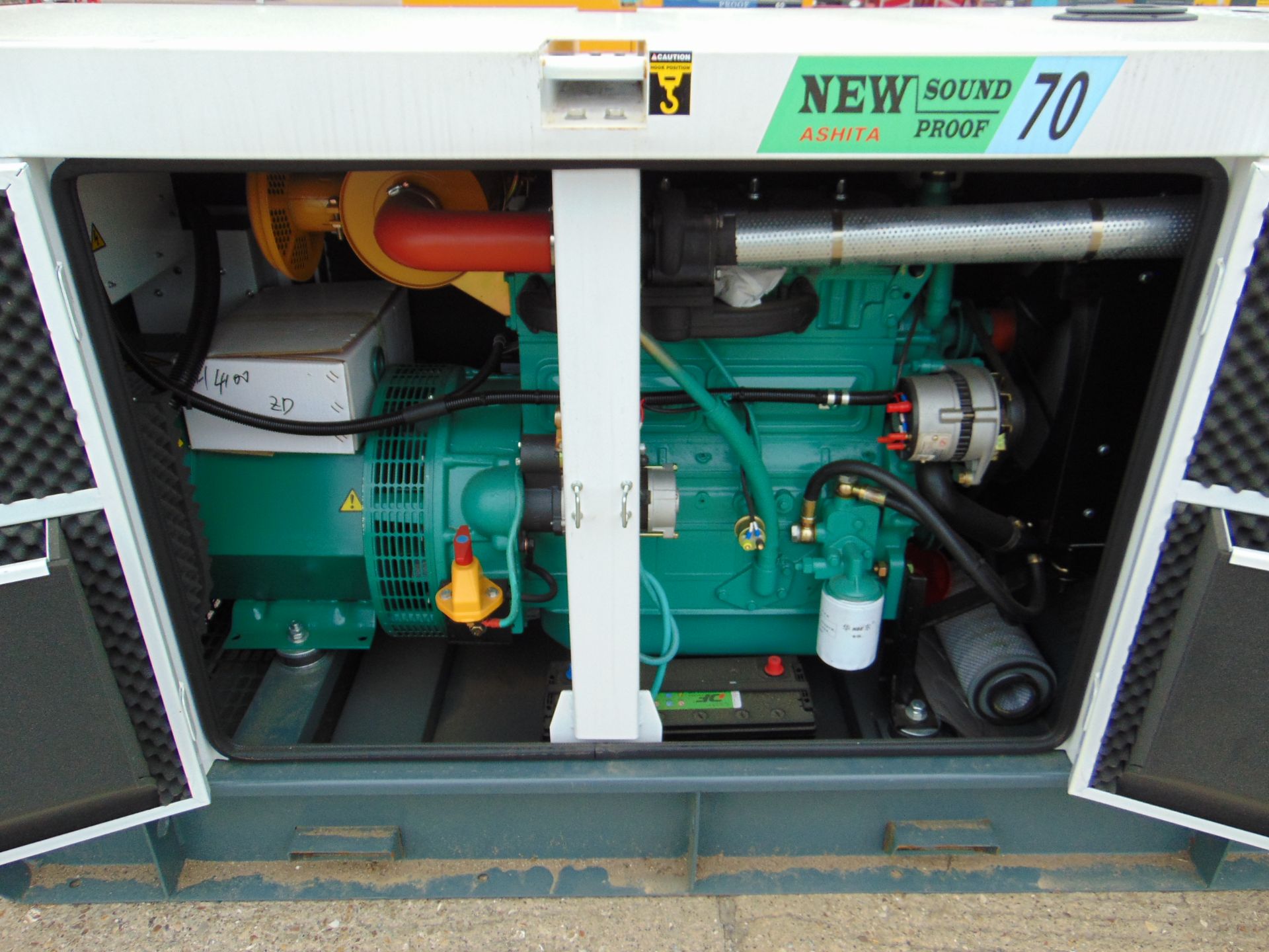 2022 UNISSUED 70 KVA 3 Phase Silent Diesel Generator Set - Image 13 of 18