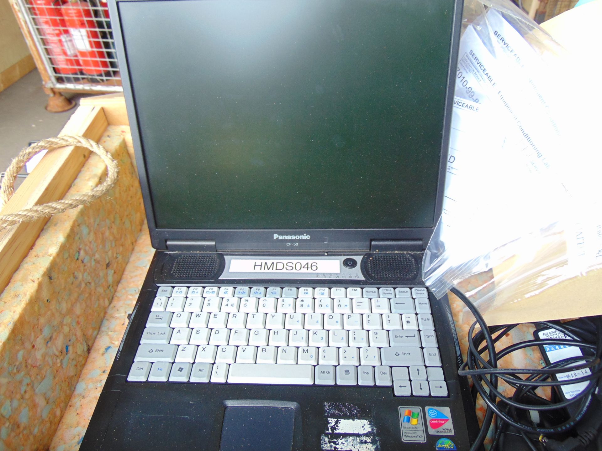 Panasonic CF-50 Laptop c/w Accessories as shown in Transit Crate - Image 2 of 5