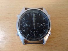 Rare Seiko Gen 1 RAF Harriers Force issue Pilots Chrono Nato Marks Date 1986