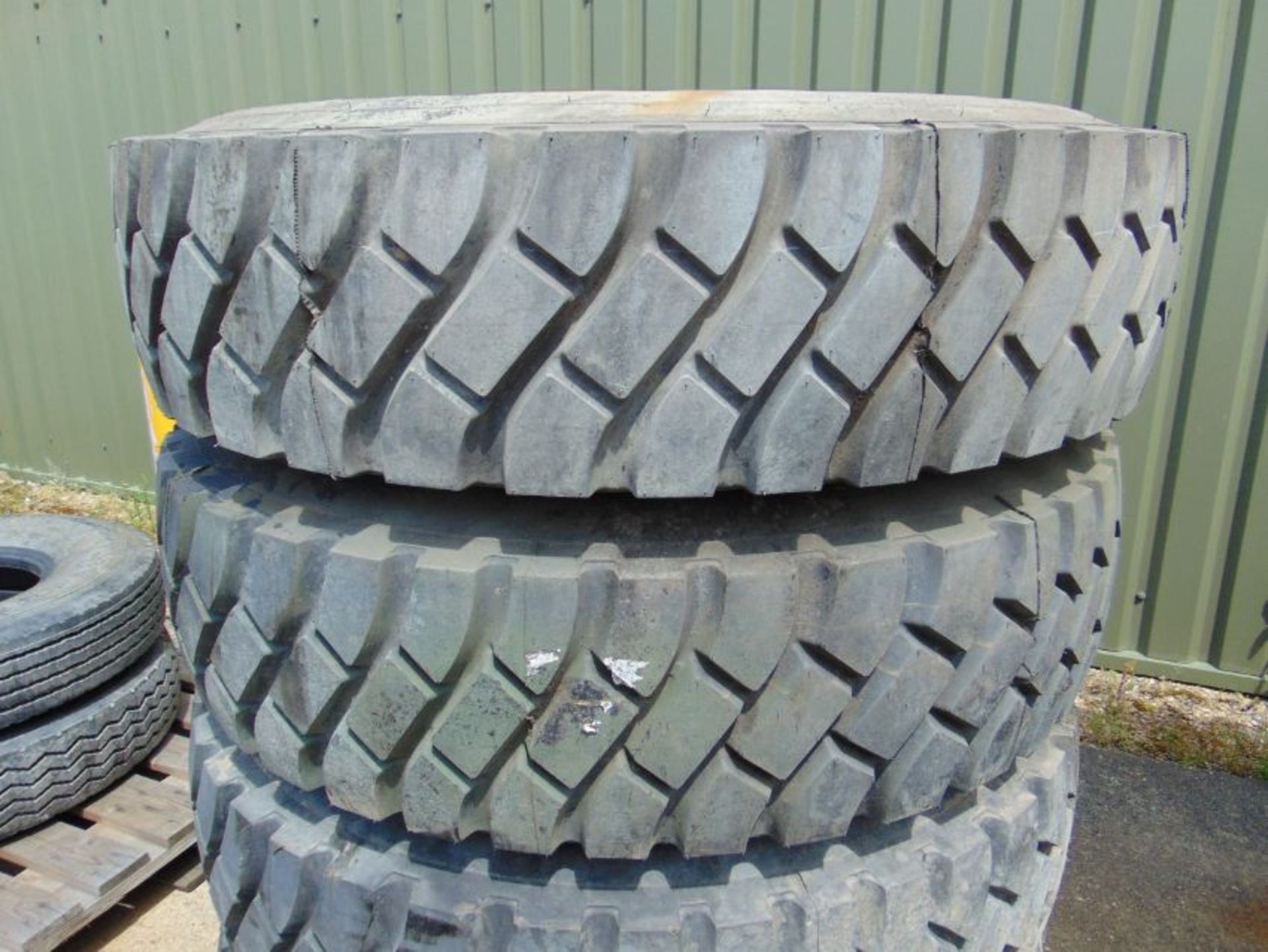 4x Goodyear G188A 12.00 R20 Tyres on 8 Stud Rims - Image 2 of 8