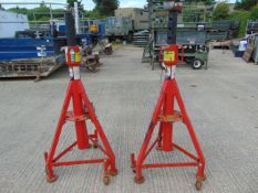 2x Yankee ASC50 5 Tonne Capacity High Level Commercial Vehicle Support Stands