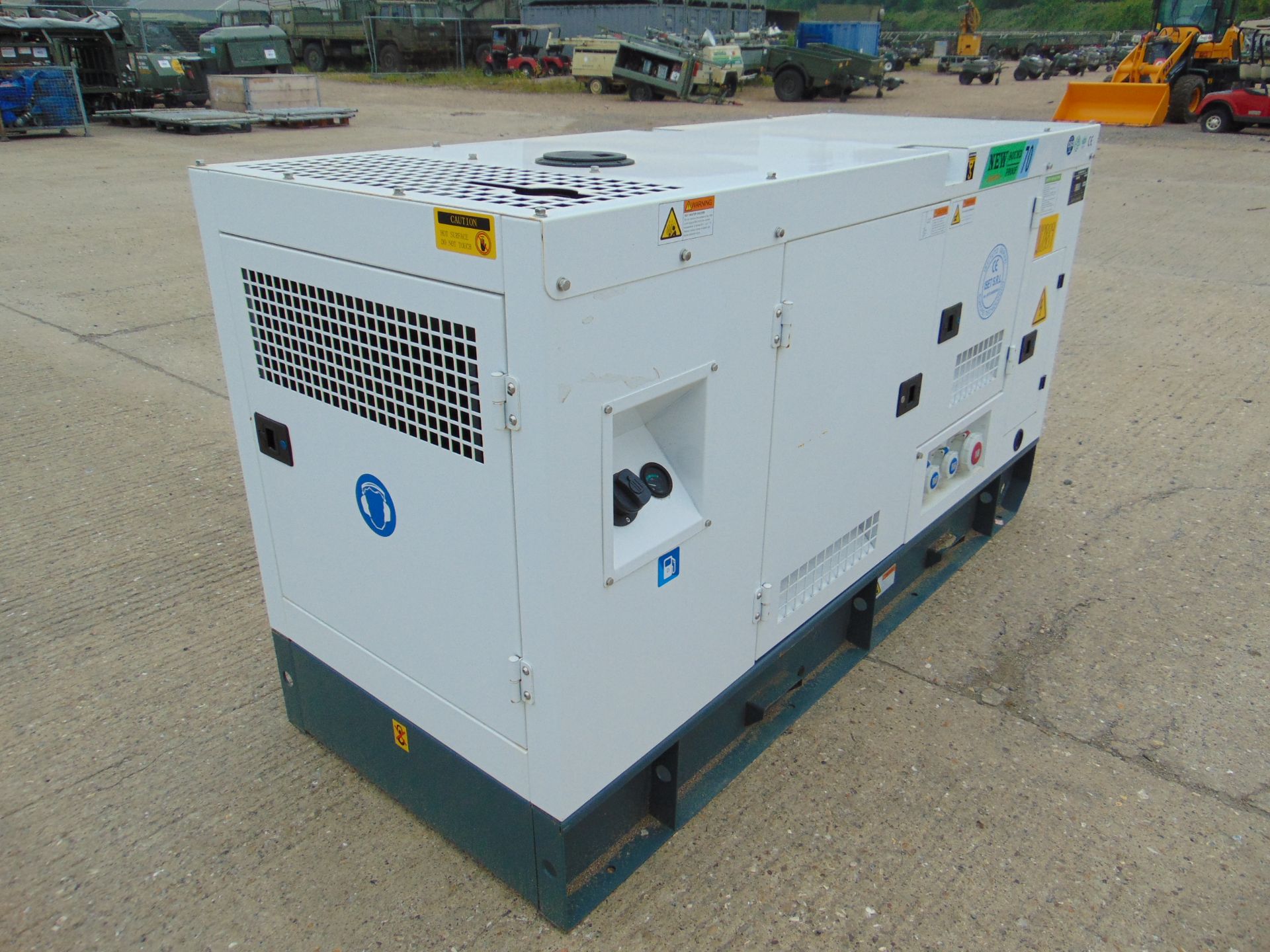 2022 UNISSUED 70 KVA 3 Phase Silent Diesel Generator Set - Image 2 of 18