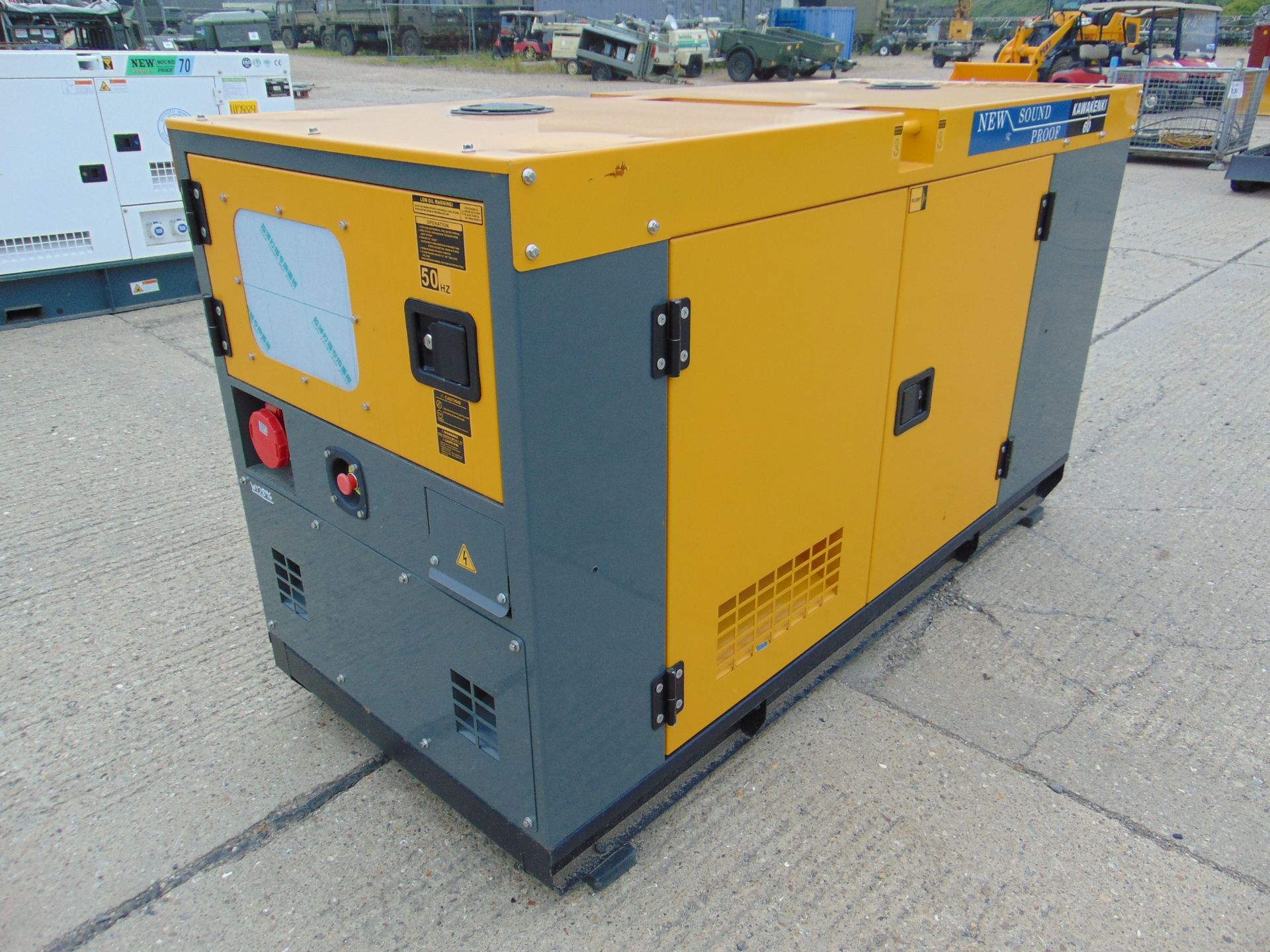 2022 UNISSUED 60 KVA 3 Phase Silent Diesel Generator Set - Image 5 of 17