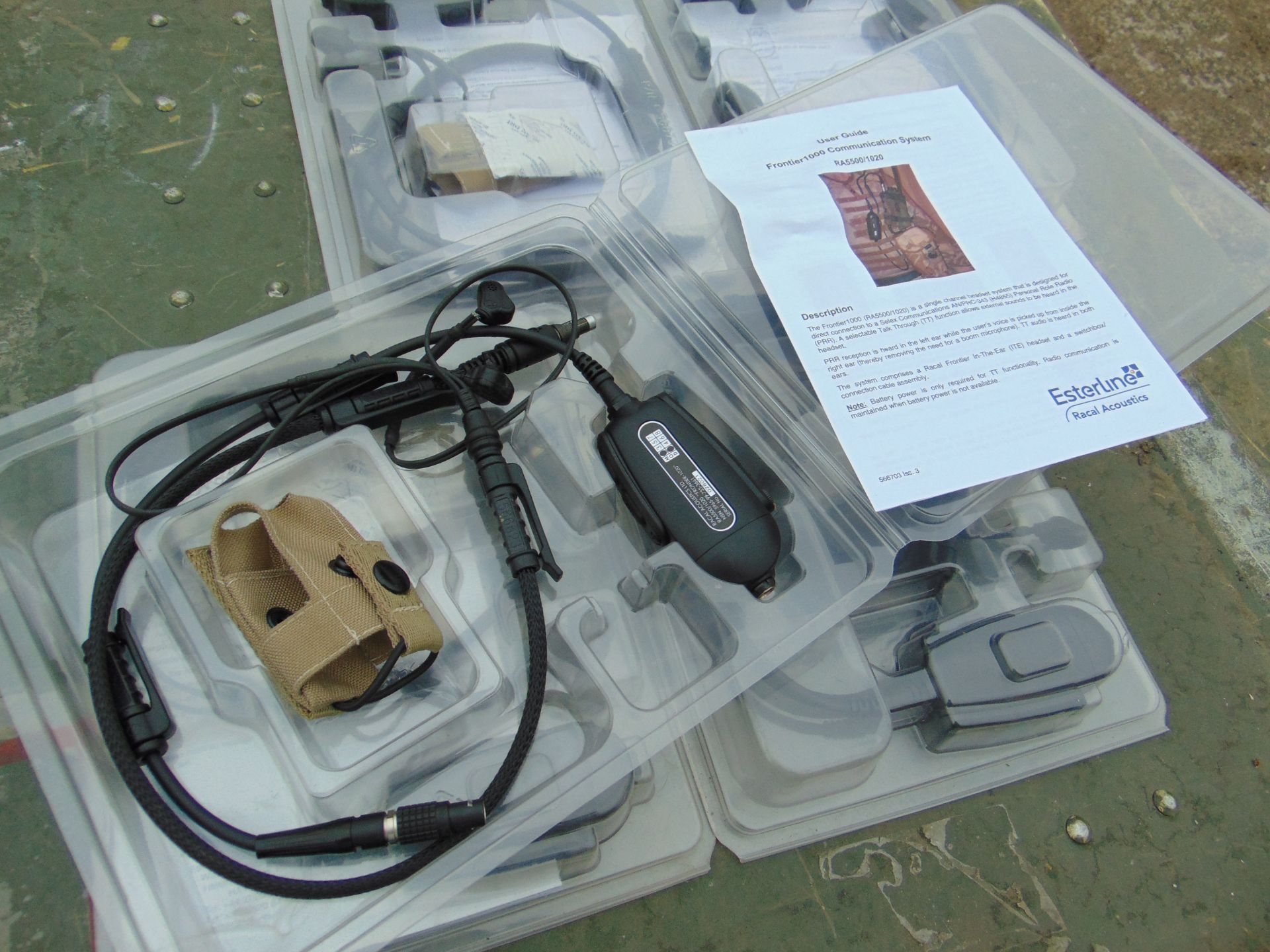 5x Clansman Racal Frontier Headsets / Communication System - Image 2 of 5