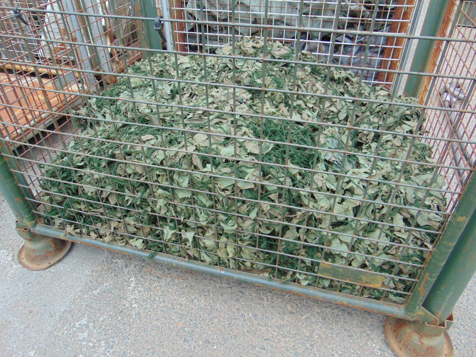 1 x Stillage of Very Good Camo Nets Woodland Camo as shown - Image 2 of 3