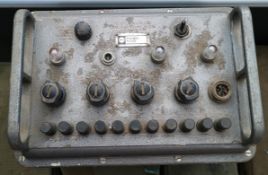 PLESSEY Telegraph Signalling current convertor PV213A – Is this a field telephone unit ? x 8