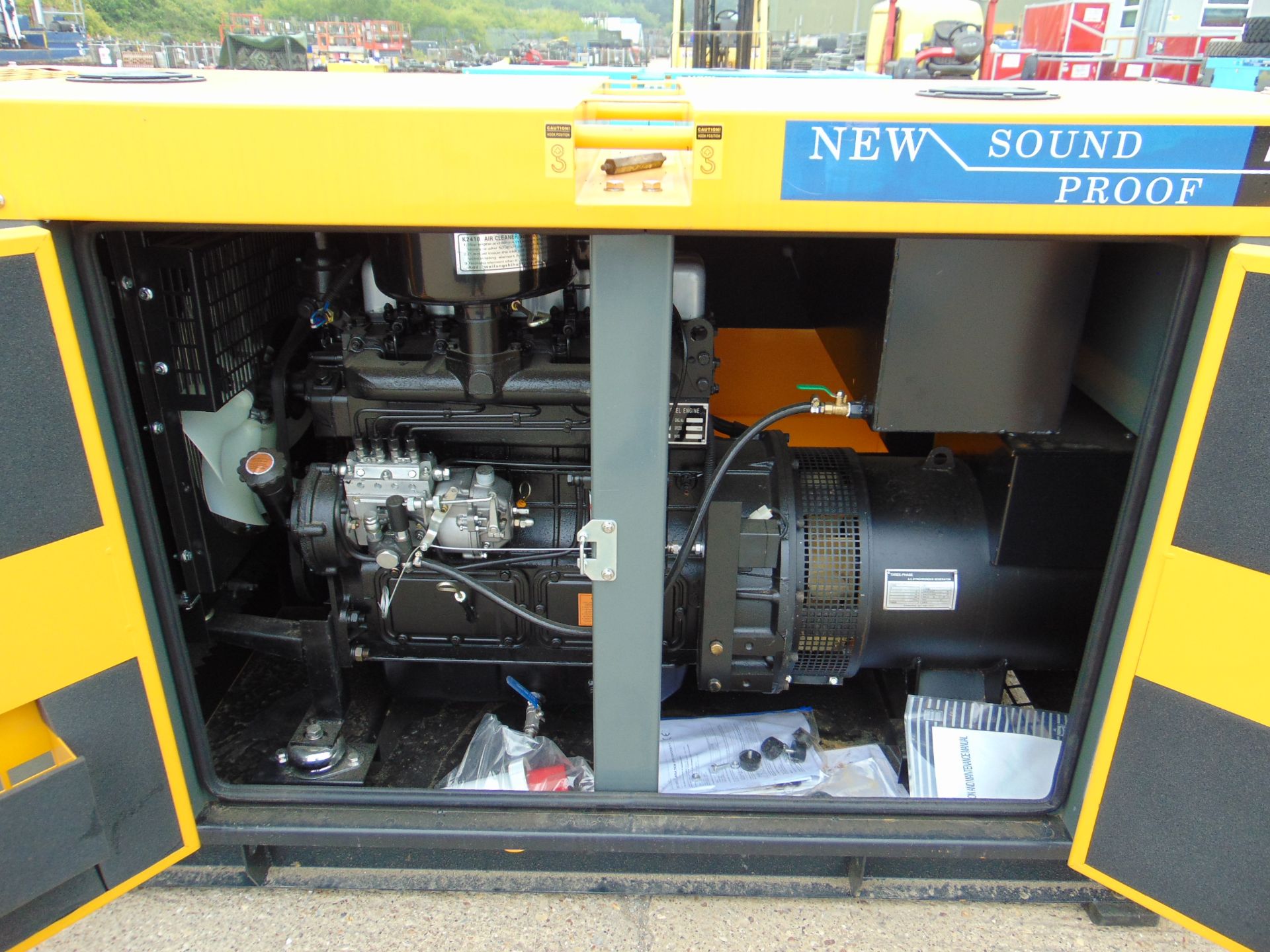 2022 UNISSUED 60 KVA 3 Phase Silent Diesel Generator Set - Image 8 of 17