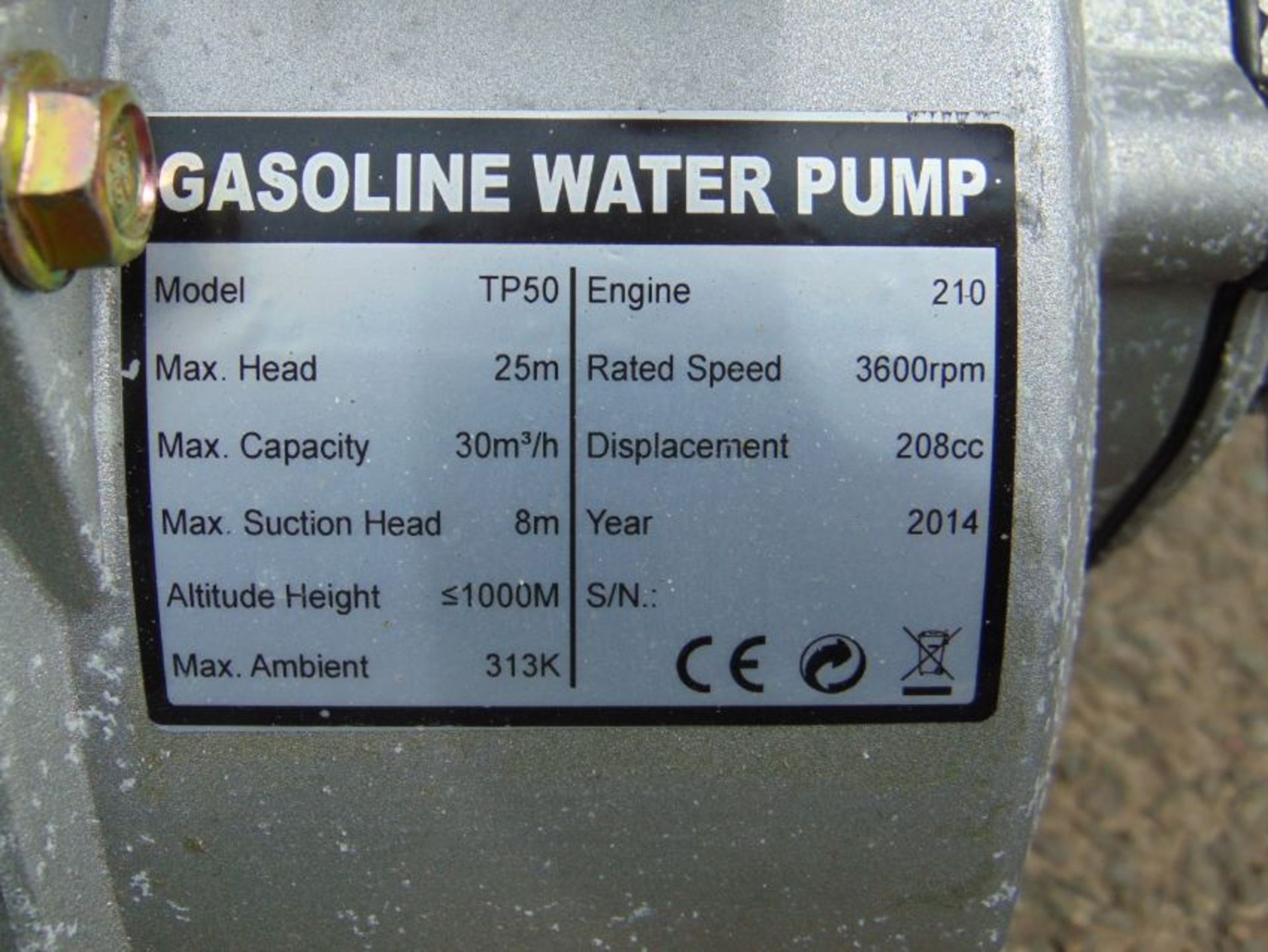 New Unused Petrol Water Pump - Image 7 of 9